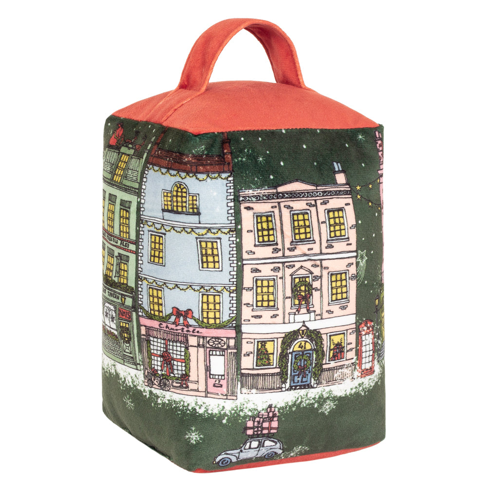 Christmas Spirit Festive Door Stop Green/Red