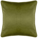 Chatsworth Topiary Piped Cushion Olive