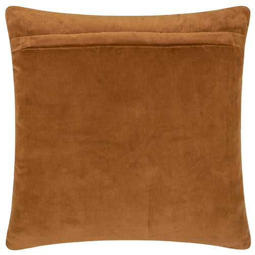 Dales Quilted Cotton Velvet Cushion Pecan