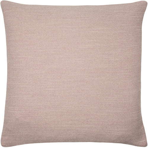 Plain Pink Cushions - Dalton Slubbed Cushion Cover Powder Evans Lichfield