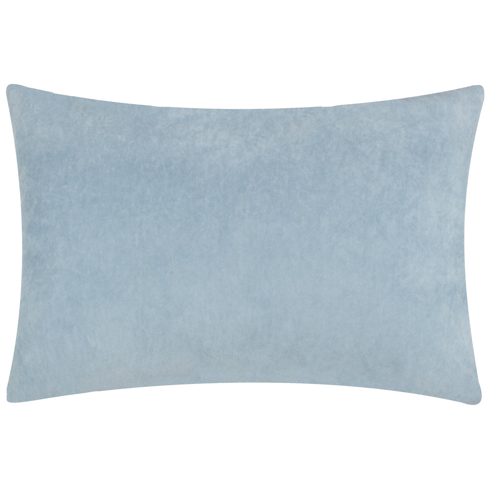 Darland Velvet Cushion Dusty Blue