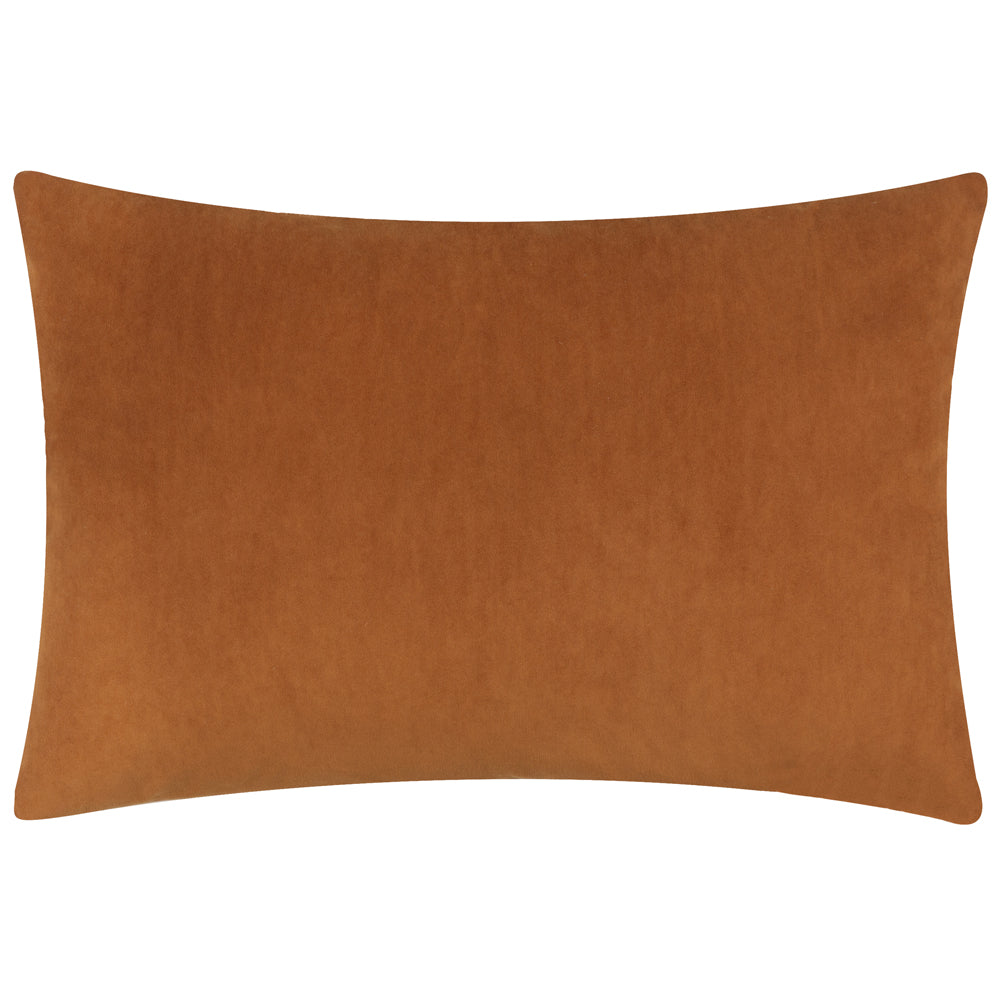 Darland Velvet Cushion Pecan