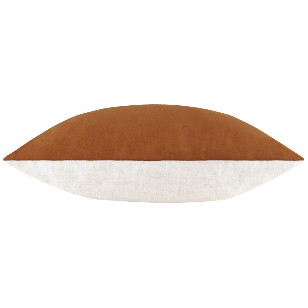 Darland Velvet Cushion Pecan