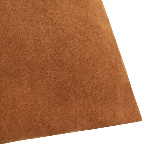 Plain Orange Cushions - Darland Velvet Cushion Cover Pecan Yard