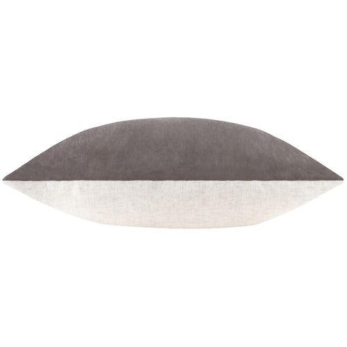 Plain Beige Cushions - Darland Velvet Cushion Cover Taupe Yard