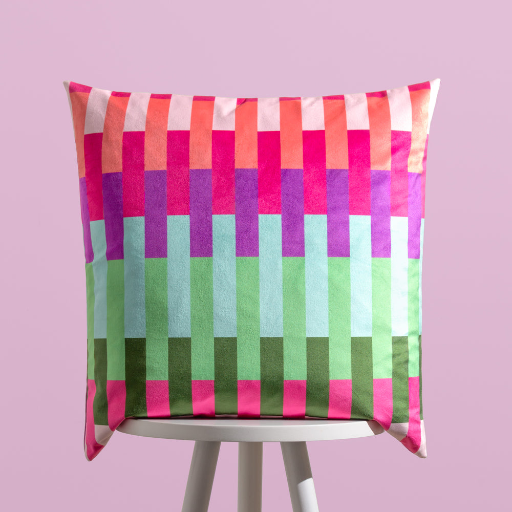 Geometric Multi Cushions - Dashing  Cushion Cover Multicolour Heya Home