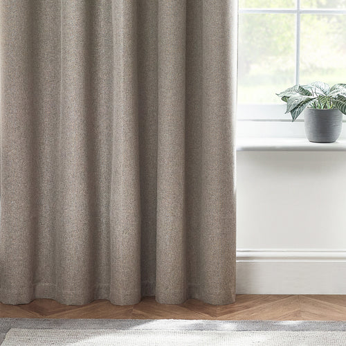 Plain Grey Curtains - Dawn 100% Blackout Thermal Eyelet Curtains Grey furn.