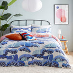 furn. D'Azure Abstract Duvet Cover Set in Multicolour