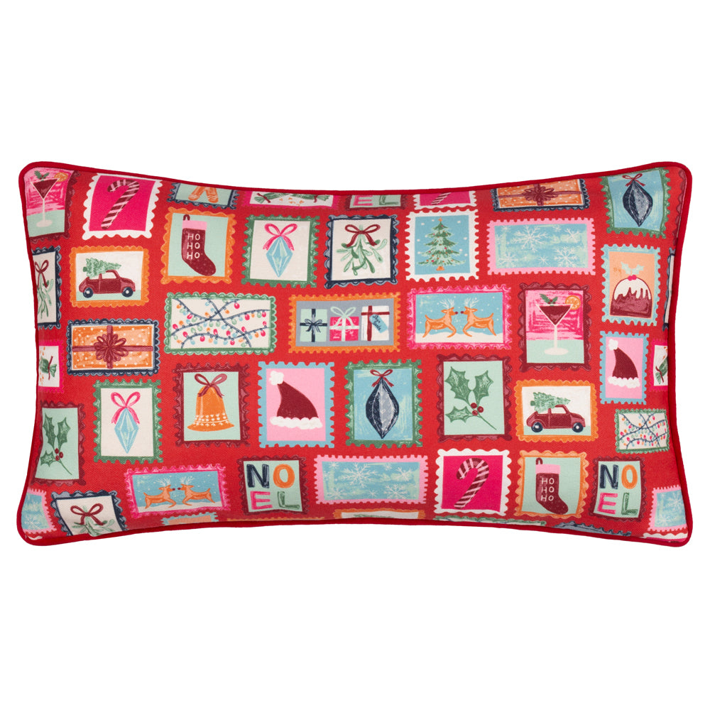 Dear Santa Printed Reversible Cushion Multicolour
