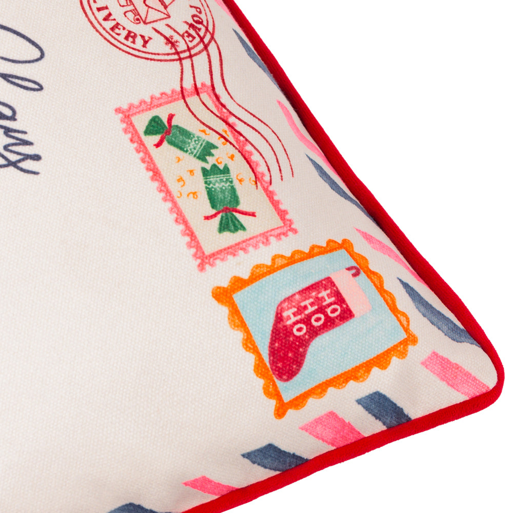 Dear Santa Printed Reversible Cushion Multicolour