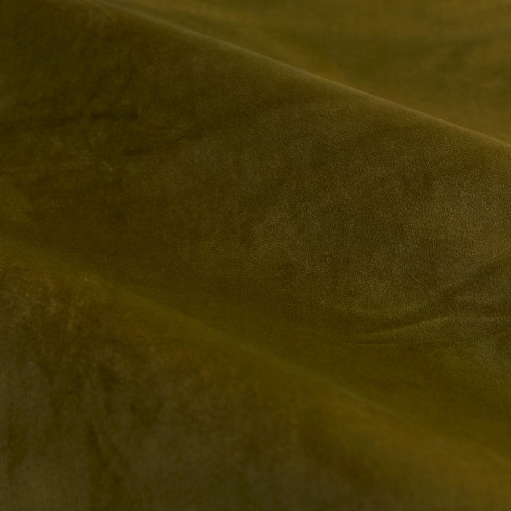 The Ultimate Velvet Fully Lined Pencil Pleat Curtains Olive