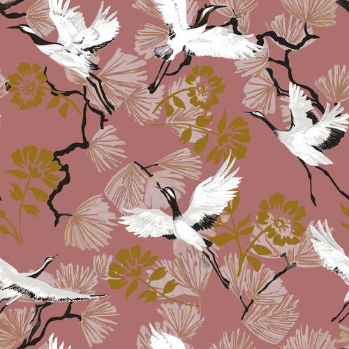 Floral Pink M2M - Demoiselle Blush Floral Fabric Sample furn.