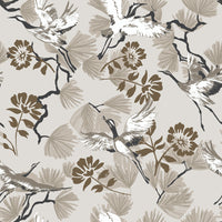 Floral Cream M2M - Demoiselle Cream Floral Fabric Sample furn.