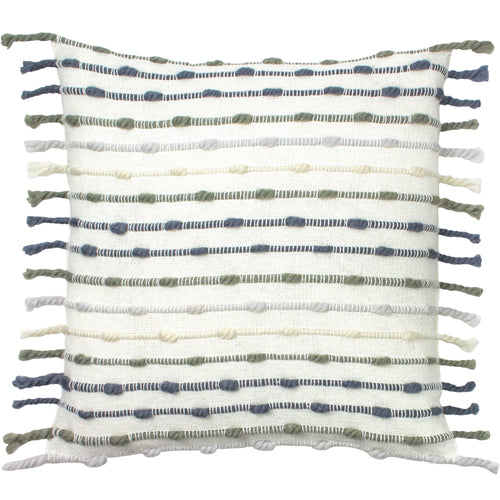 Striped Beige Cushions - Dhadit Stripe Cushion Cover Natural/Grey furn.
