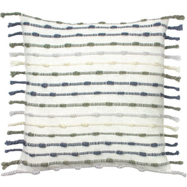 furn. Dhadit Stripe Cushion Cover in Natural/Grey
