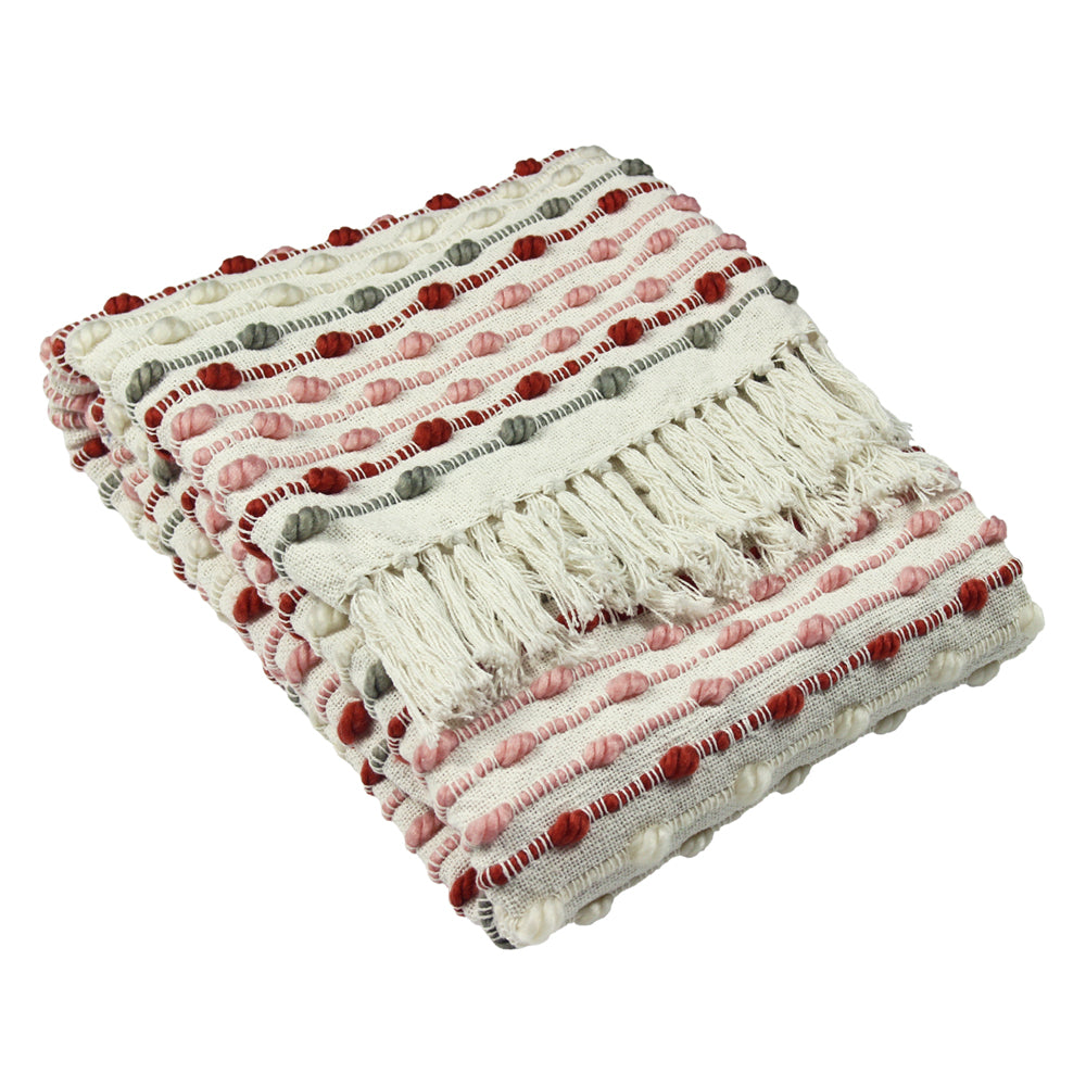 Dhadit Stripe Throw Blush