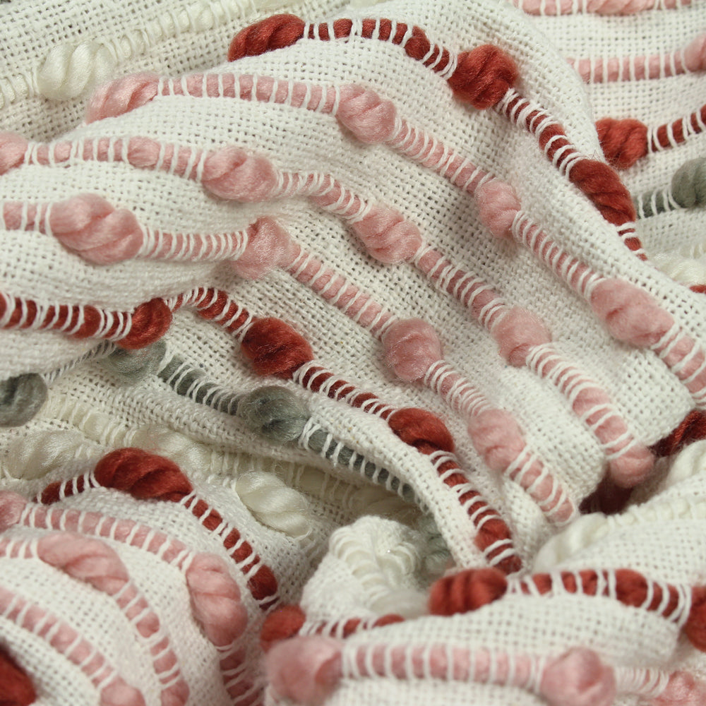 Dhadit Stripe Throw Blush