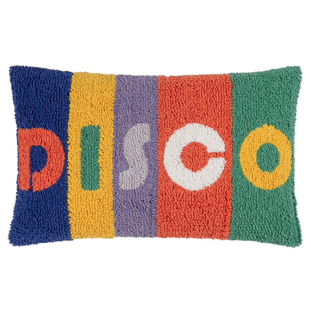Disco Knitted Cushion Multicolour