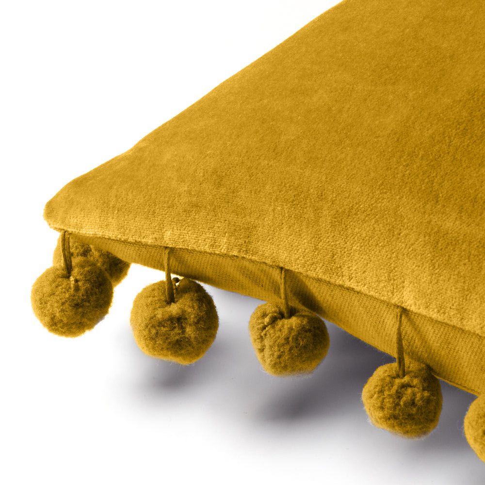 Ochre rectangular cushion hotsell