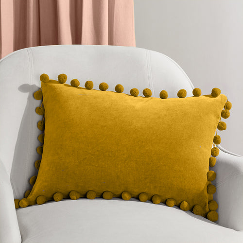 furn. Dora Rectangular Cushion Cover in Ochre