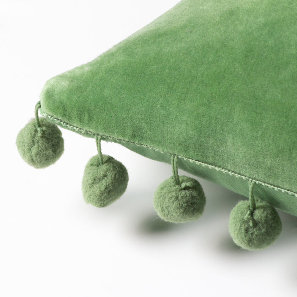Dora Square Cushion Leaf Green