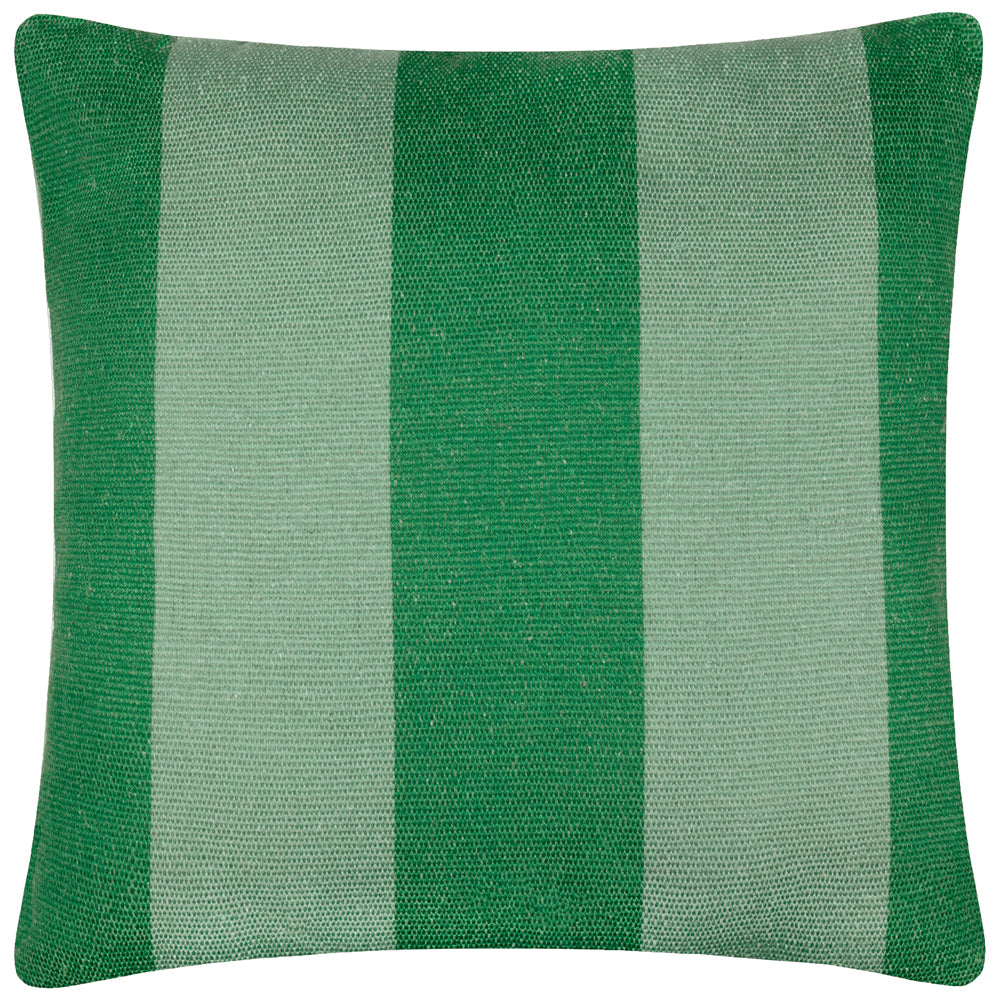 Deck Stripe Woven Outdoor Cushion Green