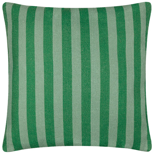 Striped Green Cushions - Deck Stripe  Woven Outdoor Cushion Cover Green furn.