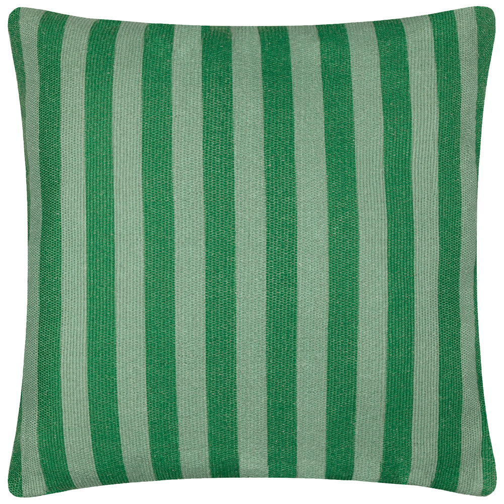 Deck Stripe Woven Outdoor Cushion Green