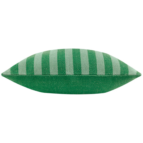 Striped Green Cushions - Deck Stripe  Woven Outdoor Cushion Cover Green furn.