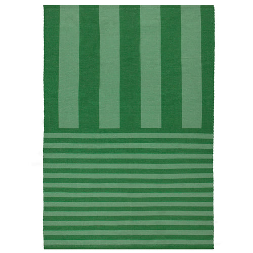 Striped Green Rugs - Deck Stripe Printed Indoor/Outdoor Outdoor Rug Green furn.