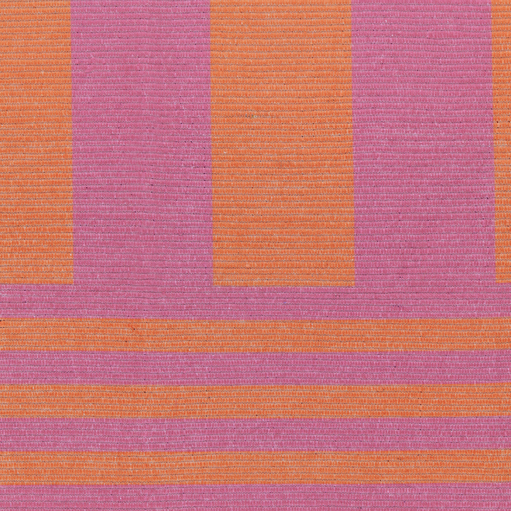 Deck Stripe Printed Indoor/Outdoor Rug Orange/Pink