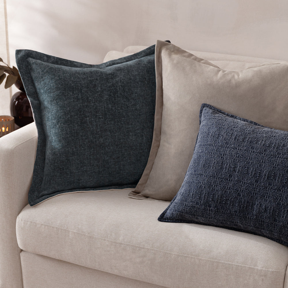 Dune Chenille Cushion Slate