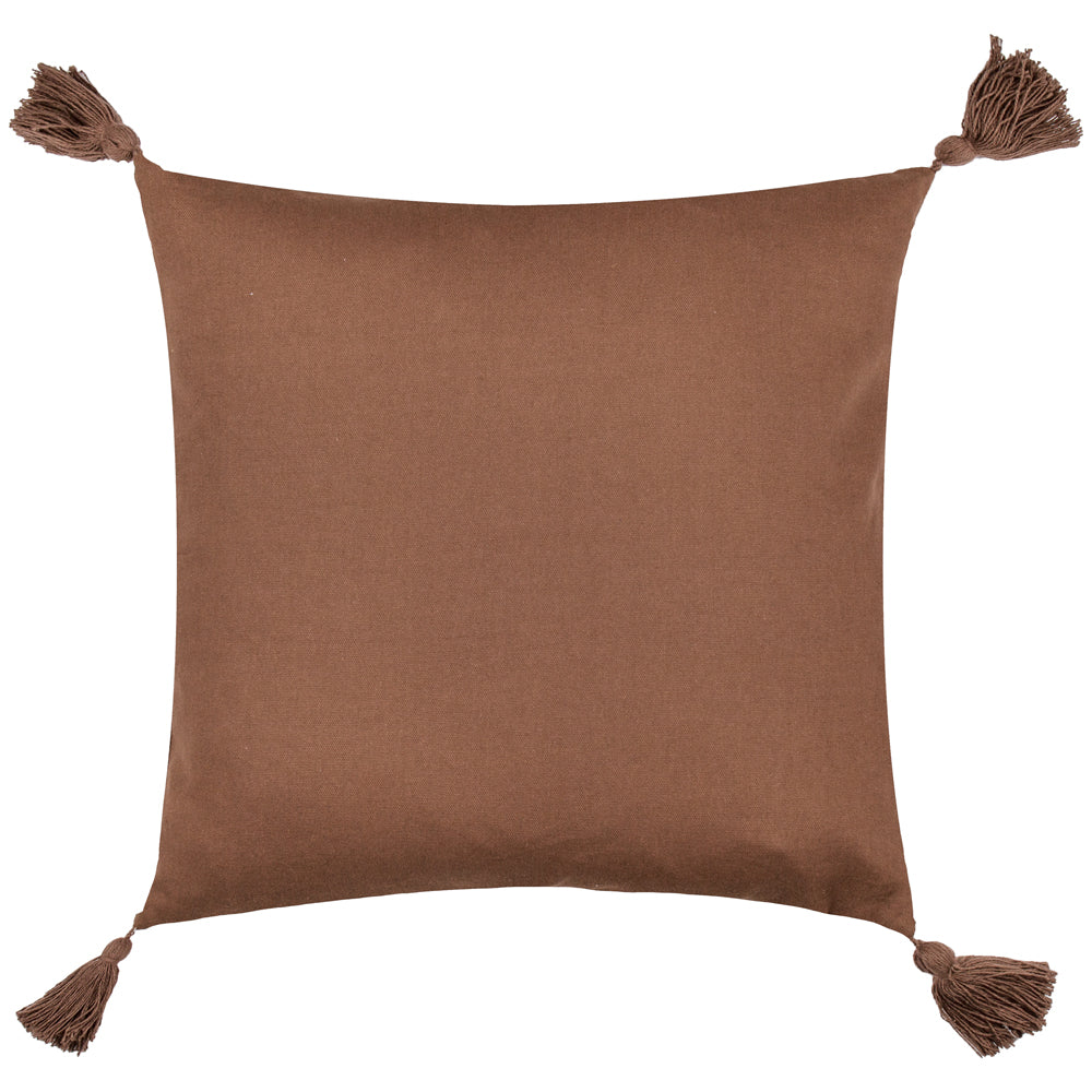 Durdle Embroidered Cushion Cocoa