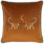 Wylder Dusk Monkey Cushion Cover in Rust