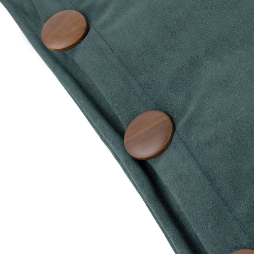 Plain Blue Cushions - Effron Washed Velvet Cushion Cover Slate Blue furn.