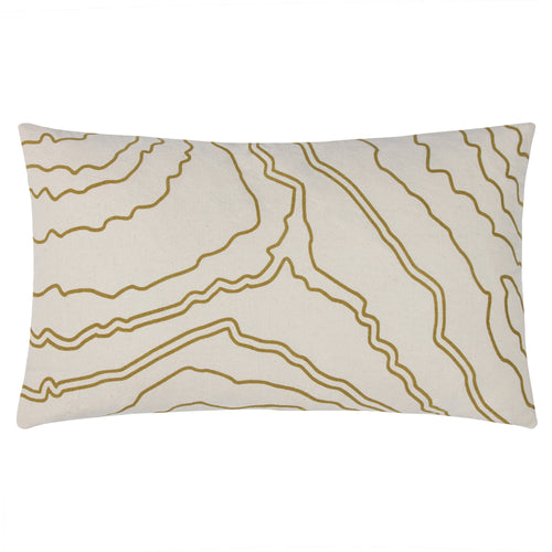 Abstract Beige Cushions - Elise Geometric Cushion Cover Nougat HÖEM