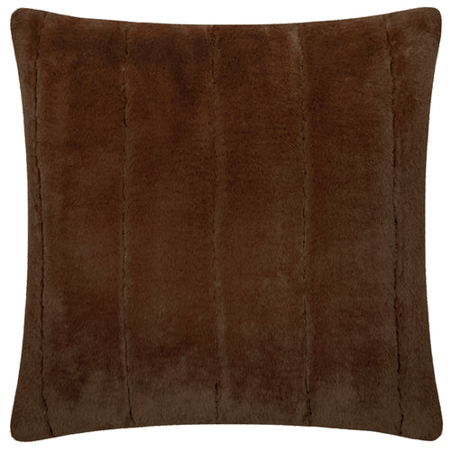 Empress Faux Fur Cushion Brown