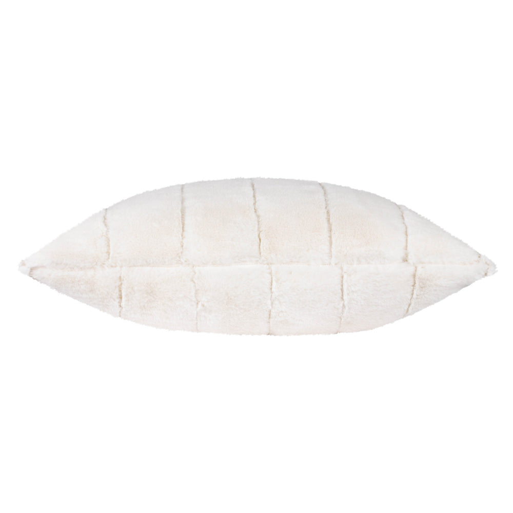 Empress Faux Fur Cushion Cream