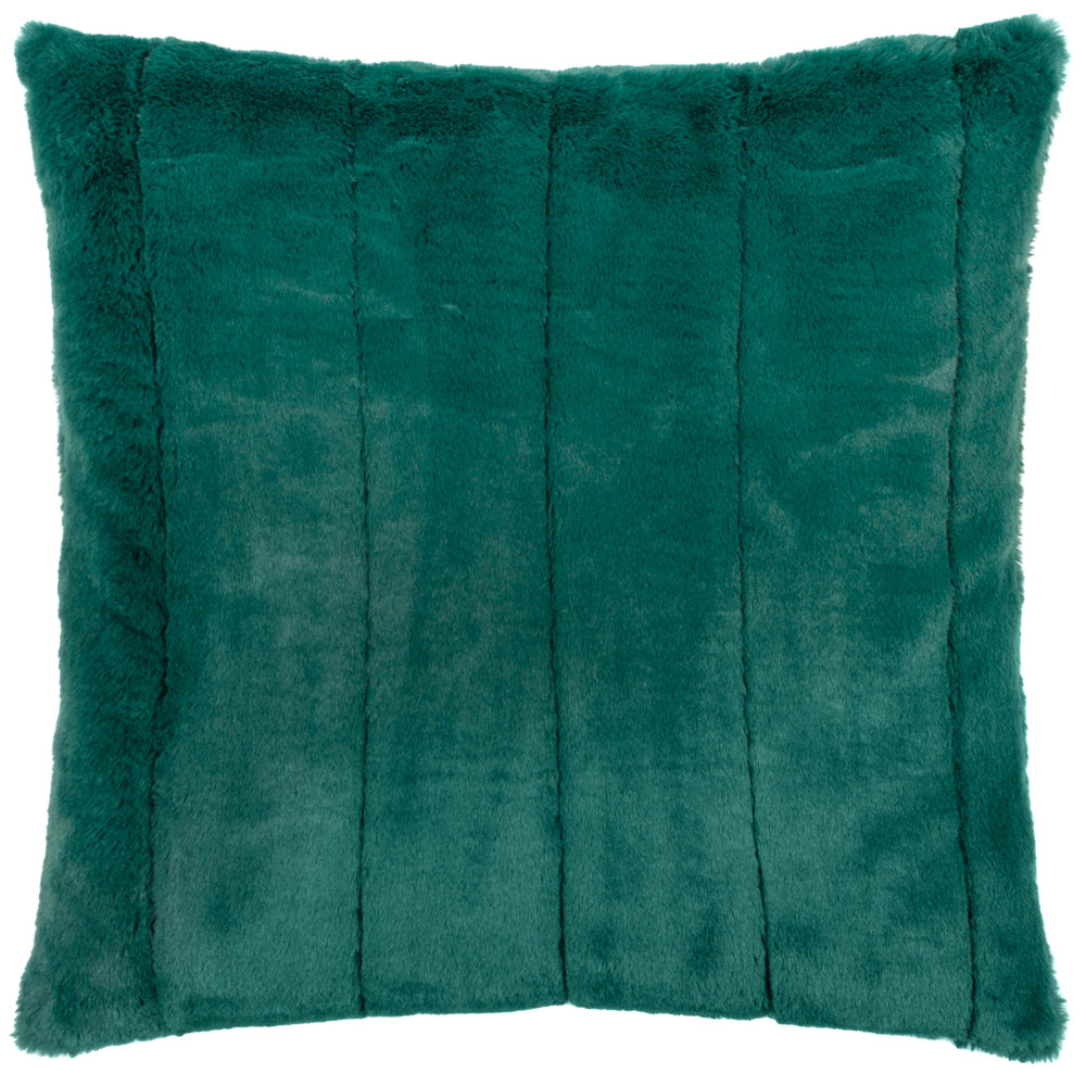 Empress Faux Fur Cushion Emerald