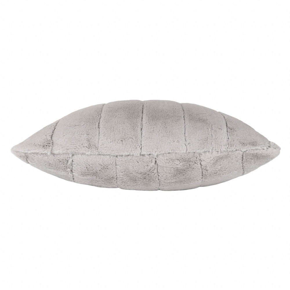 Empress Faux Fur Cushion Grey