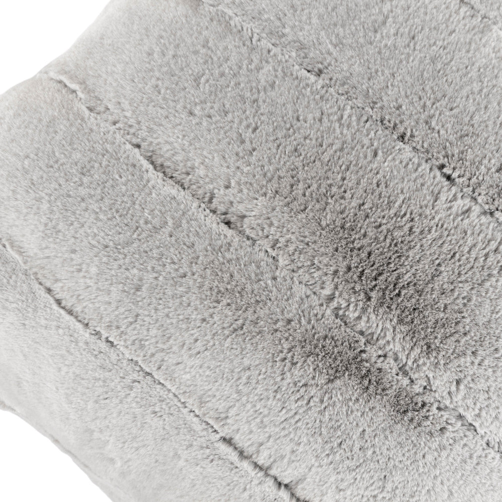 Empress Faux Fur Cushion Grey