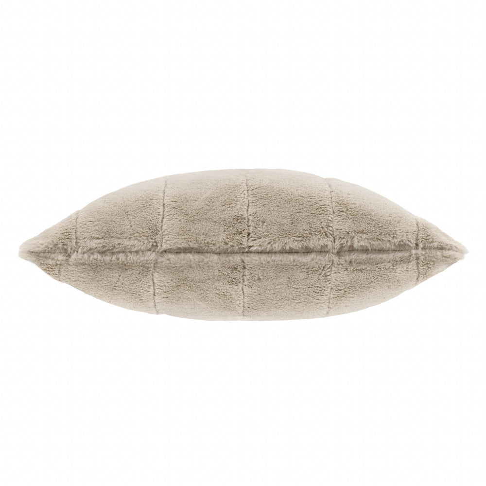 Empress Faux Fur Cushion Oatmeal