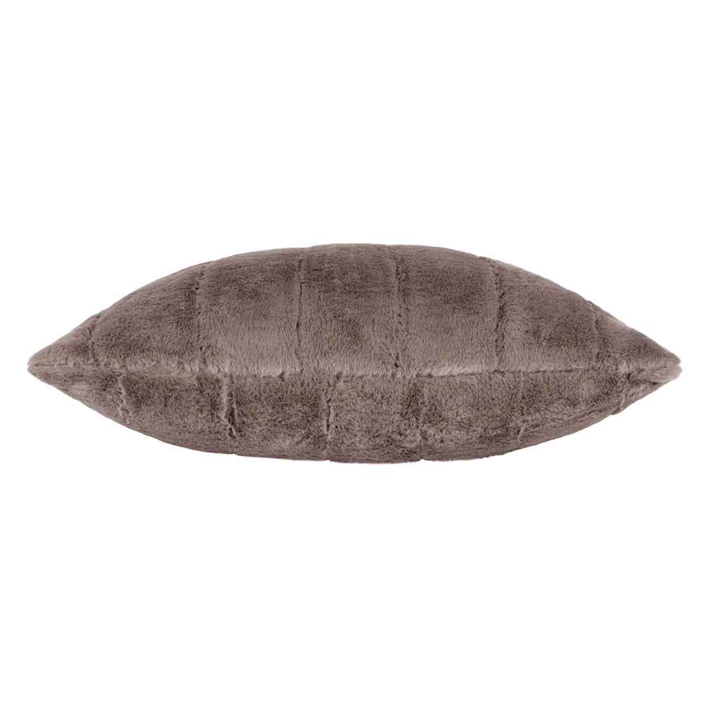 Empress Faux Fur Cushion Taupe