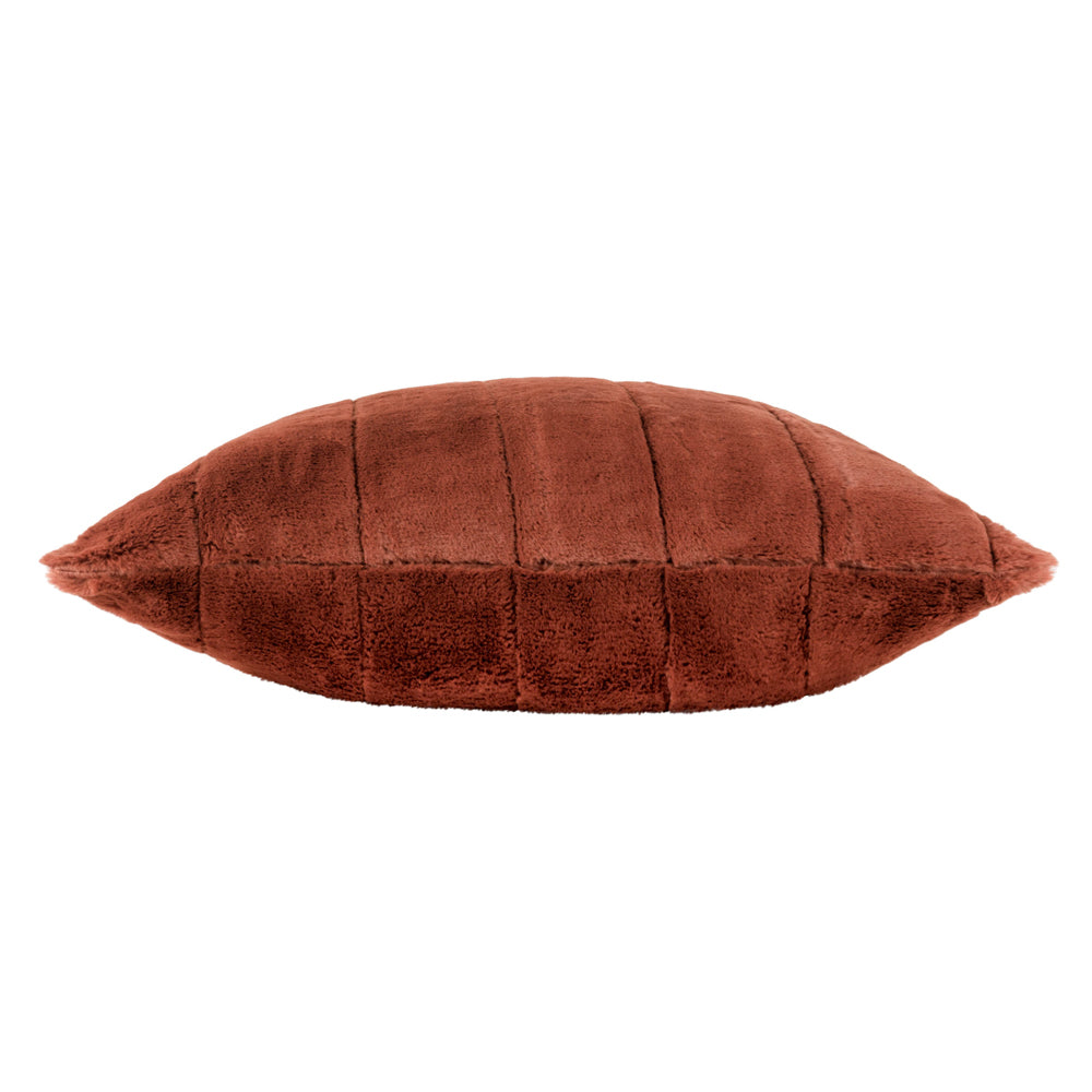 Empress Faux Fur Cushion Rust