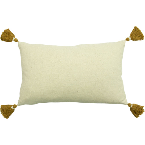 Global Orange Cushions - Esme Tufted Cotton Cushion Cover Ginger furn.