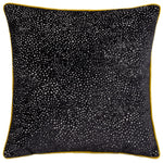 Paoletti Estelle Spotted Cushion Cover in Black/Gold