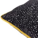 Paoletti Estelle Spotted Cushion Cover in Black/Gold