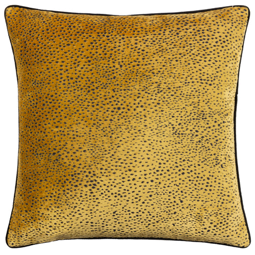 Spotted Gold Cushions - Estelle Spotted Cushion Cover Gold/Black Paoletti