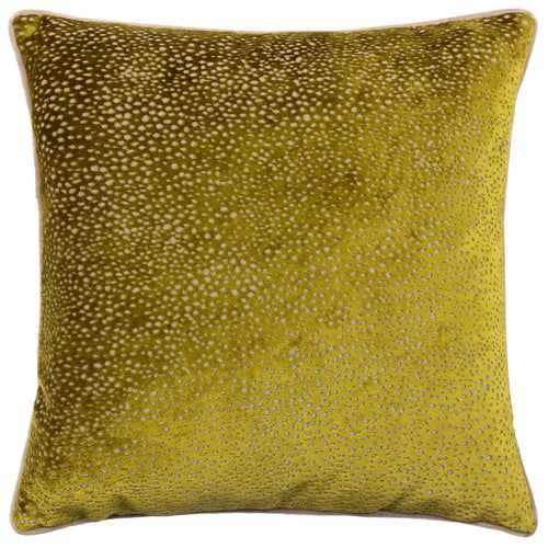 Spotted Green Cushions - Estelle Spotted Cushion Cover Moss/Taupe Paoletti