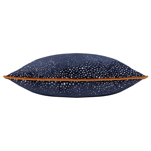 Spotted Blue Cushions - Estelle Spotted Cushion Cover Navy/Ginger Paoletti
